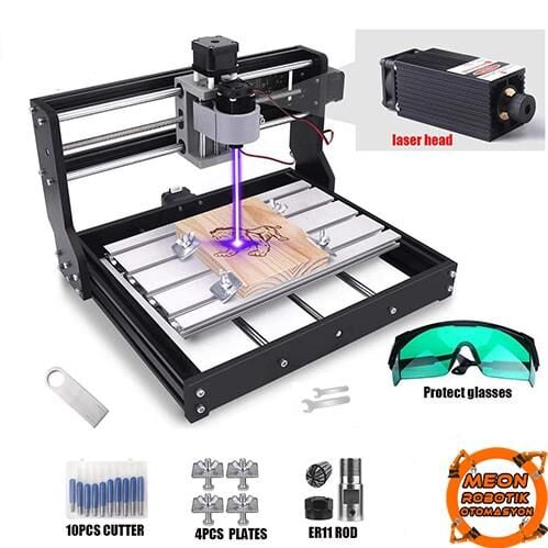CNC3018 Pro 5500Mw Lazerli Mini Masaüstü Cnc