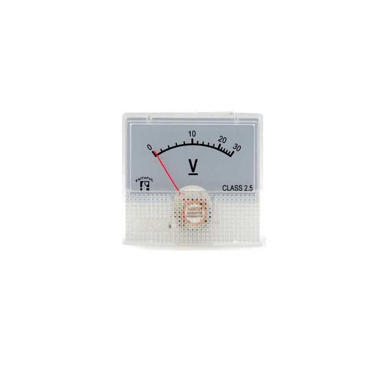 Voltmetre 0-30V DC Analog Gösterge 45x48mm