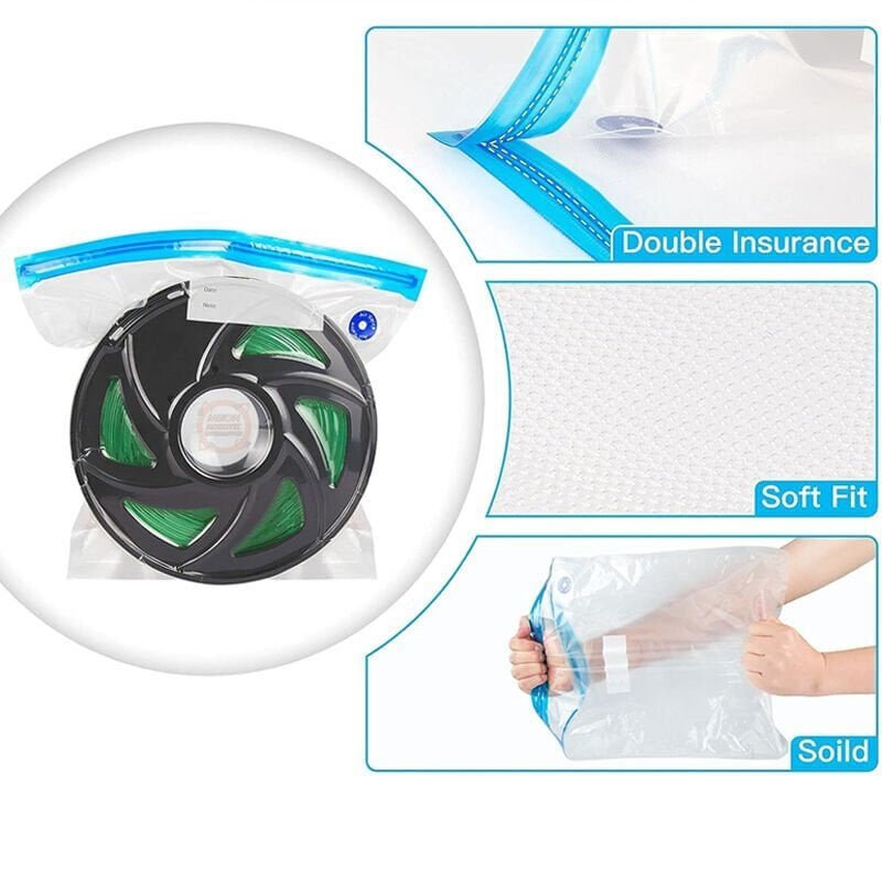 Filament Saklama Poşeti 300x340mm Vakumlu 5’li Set 3D Yazıcı Filament Koruma