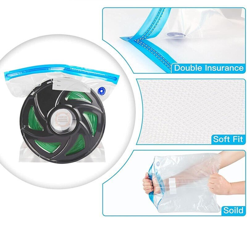 Filament Saklama Poşeti 300x340mm Vakumlu 5’li Set 3D Yazıcı Filament Koruma