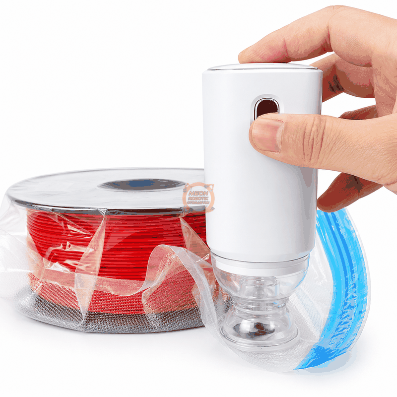 Elektrikli Vakum Pompası Filament Saklama Poşeti Uyumlu Mini Hava Tahliye Cihazı