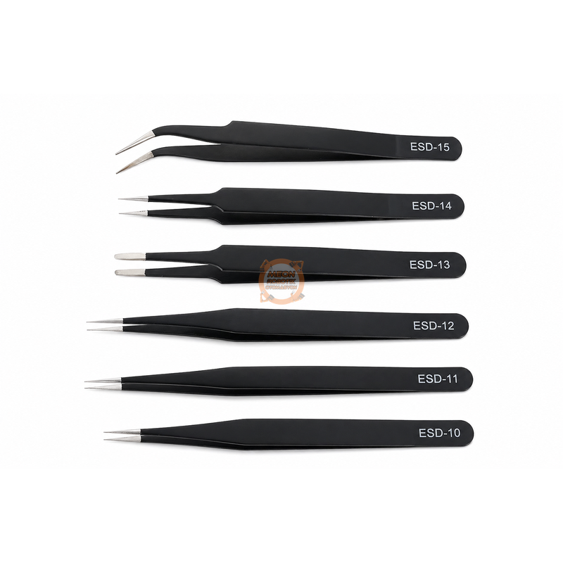 Cımbız Seti Anti Statik 6’lı ESD-10/11/12/13/14/15 Hassas Elektronik Tamir Seti