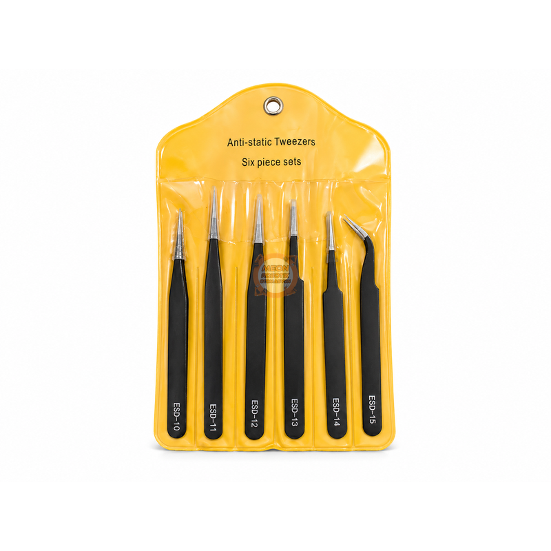 Cımbız Seti Anti Statik 6’lı ESD-10/11/12/13/14/15 Hassas Elektronik Tamir Seti