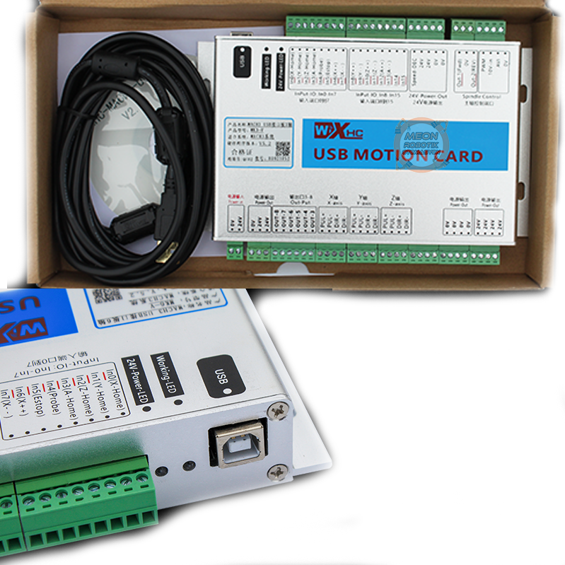 Xhc Usb 3 Eksen Mach3 Cnc Kontrol Kartı 2000 Khz