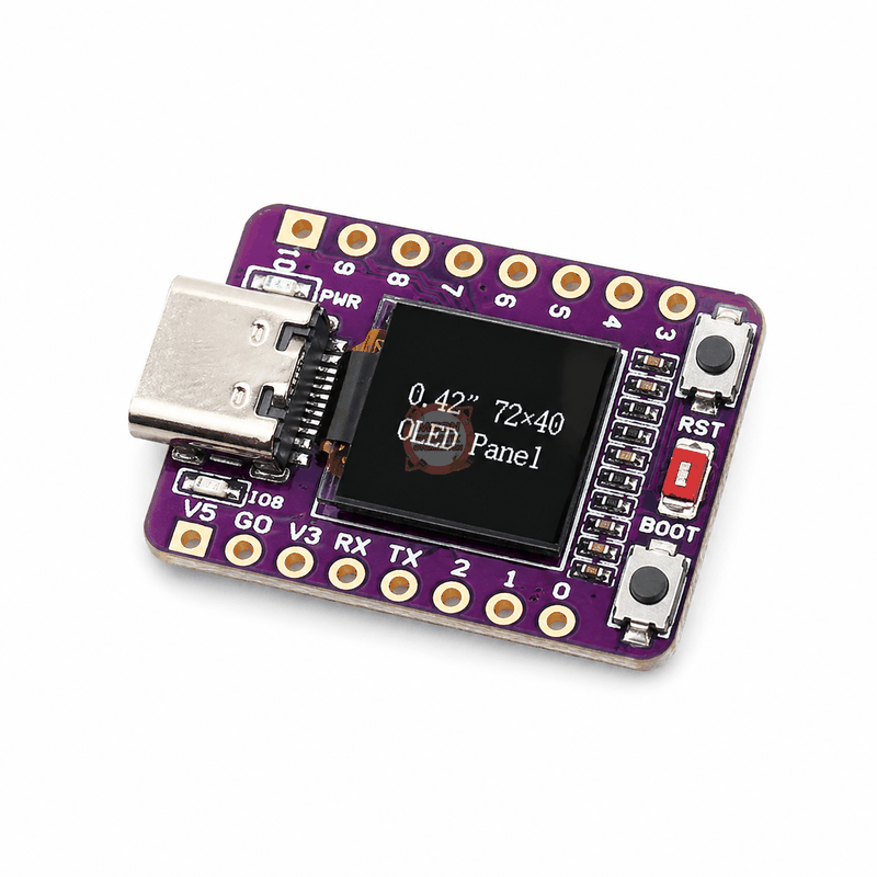 ESP32-C3 OLED WiFi Bluetooth 0.42” Ekranlı IoT Geliştirme Kartı