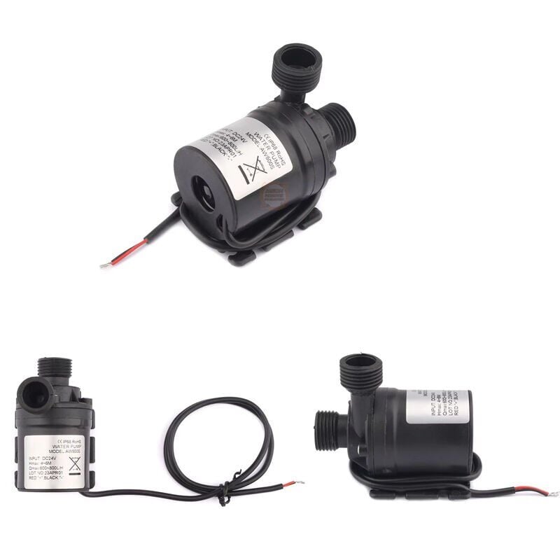 DC 12V Fırçasız Motor Dalgıç Su Pompası AW500S - 800L/H