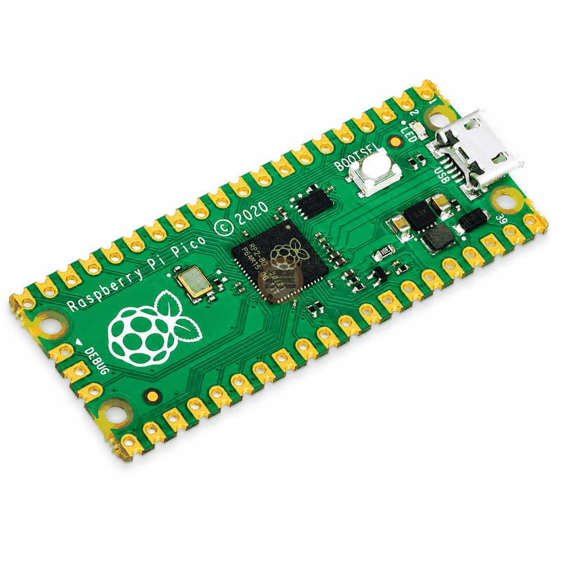 Raspberry Pi Pico RP2040 2MB Flash Mikrodenetleyici Geliştirme Kartı