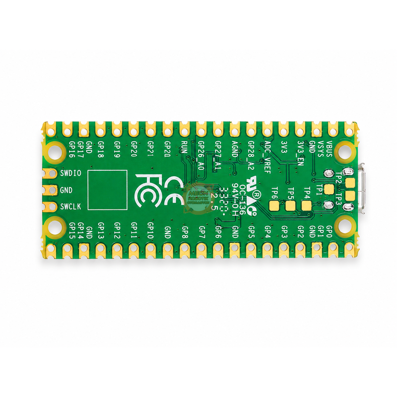 Raspberry Pi Pico RP2040 2MB Flash Mikrodenetleyici Geliştirme Kartı