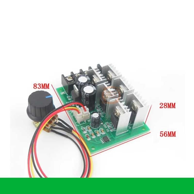 Dc 9-55V 40A 2000W Pwm Dc Motor Hız Kontrolcüsü