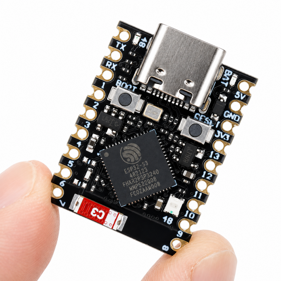 ESP32-S3 Super Mini WiFi Bluetooth 5.0 USB-C Geliştirme Kartı