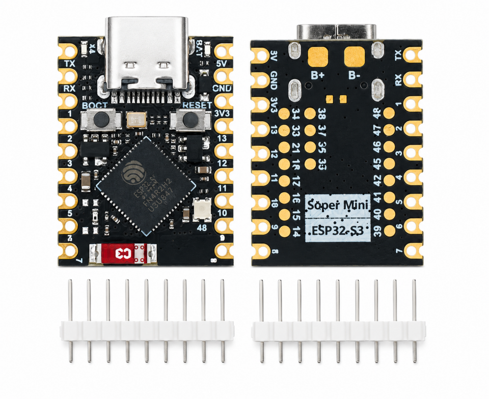 ESP32-S3 Super Mini WiFi Bluetooth 5.0 USB-C Geliştirme Kartı