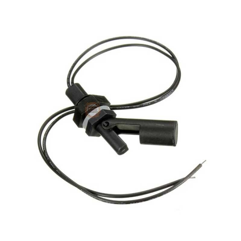 Yatay Tip Şamandıra Sıvı Su Seviye Sensörü -Siyah Plastik Gövde