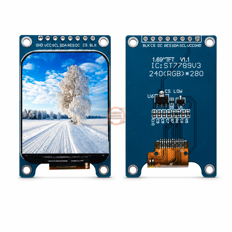 TFT LCD 1.69 İnç 240x280 ST7789 V3 SPI Display Modülü