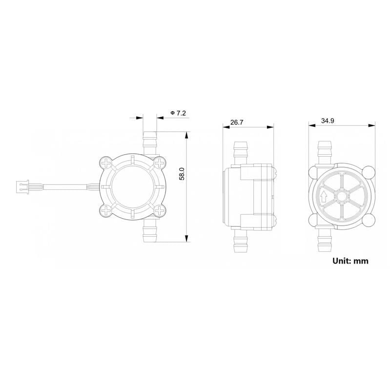 YF-S401 Su Akış Sensörü - Water Flow