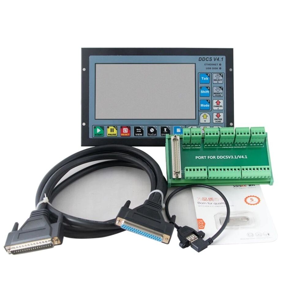DDCS V4.1 4 Eksen Cnc Kontrol Ünitesi + El Çarkı