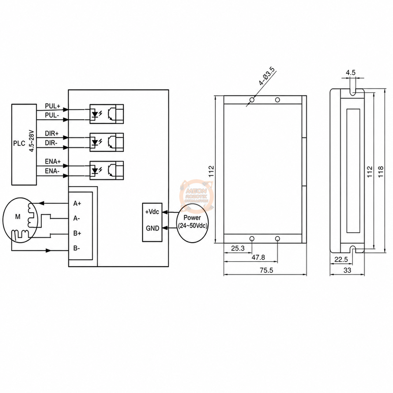 EO556 5.6A Step Motor Sürücü JKON-TEK