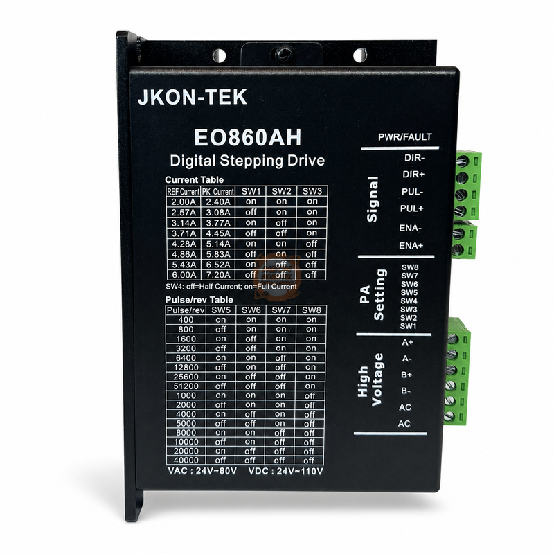 EO860AH 7.2A Step Motor Sürücü DC/AC Besleme Fanlı Kasa