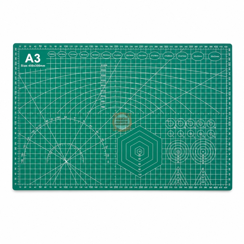 Kesim Matı A3 300x450 mm PVC Ölçülü Hobi ve Maket Çalışmaları