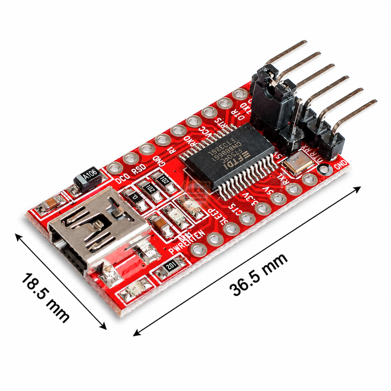 FTDI Kartı 3.3V / 5V Seçilebilir CH340 USB Seri Programlama Modülü