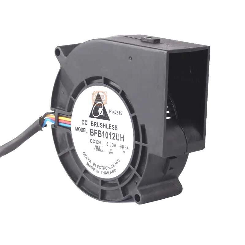 Delta BFB1012UH 12V 6A Turbo Yüksek Hava Üfleyici Salyangoz Fan-Süper Şiddetli Hava Akışı