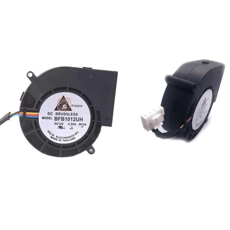 Delta BFB1012UH 12V 6A Turbo Yüksek Hava Üfleyici Salyangoz Fan-Süper Şiddetli Hava Akışı