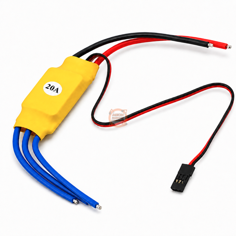 20A ESC Fırçasız Motor Sürücü 2-3S LiPo BEC Destekli Drone ve RC Uygulamaları İçin