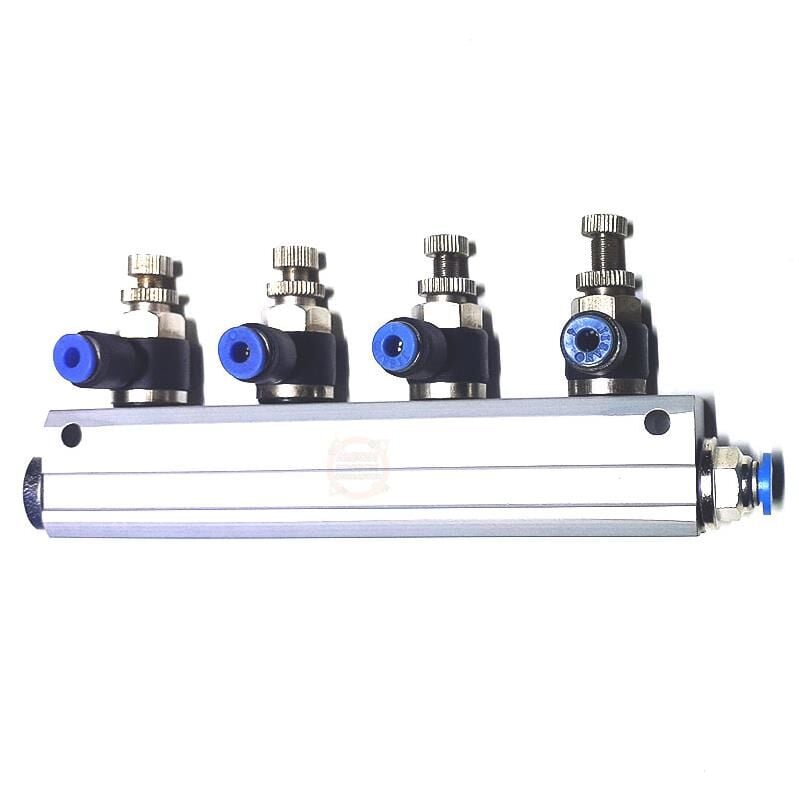 Ayarlanabilir Yağlama Dağıtıcı Gövde 4 Yollu