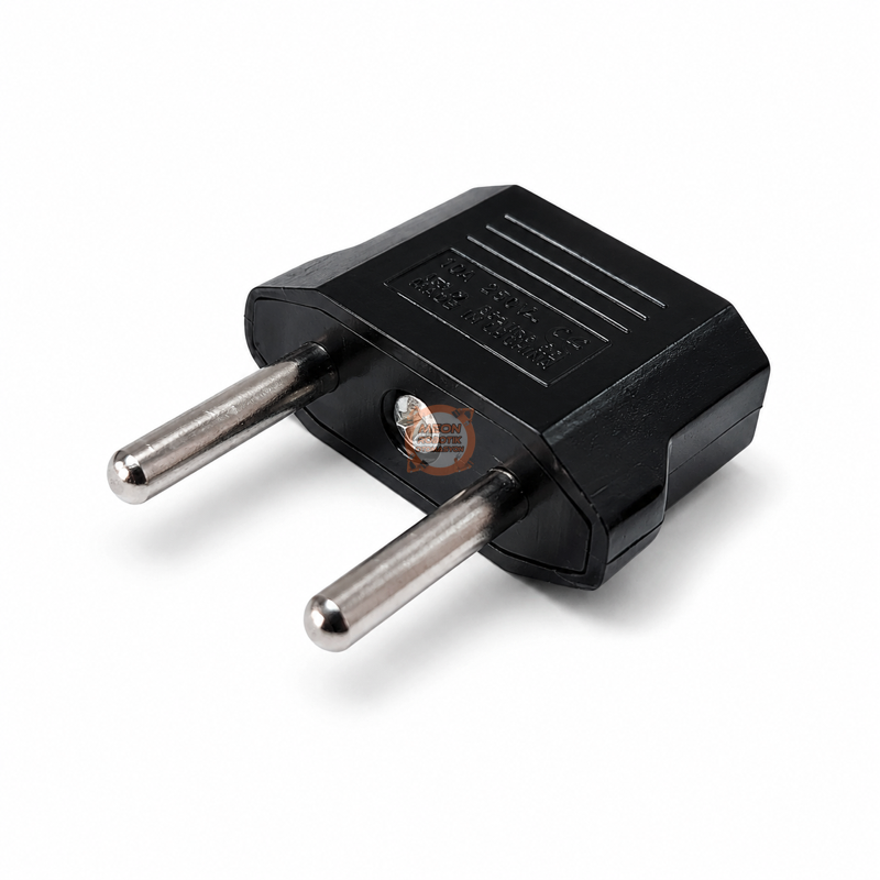 Fiş Dönüştürücü 10A 250V Siyah Amerikan Avrupa Adaptör Çevirici