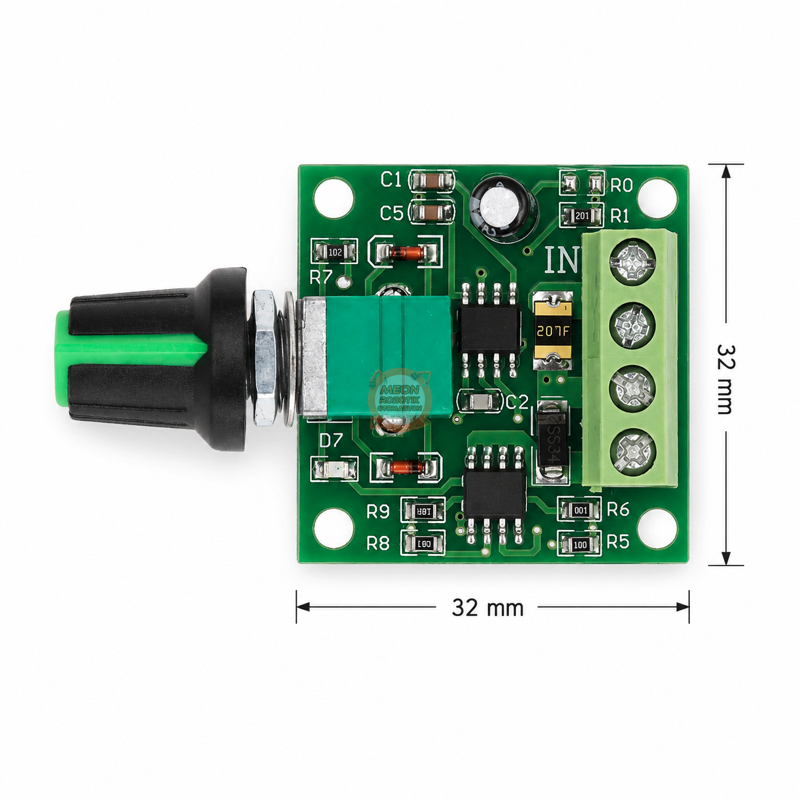 PWM Sürücü Modülü 1.8V 3V 5V 6V 12V 2A DC Motor Hız Kontrol Devresi