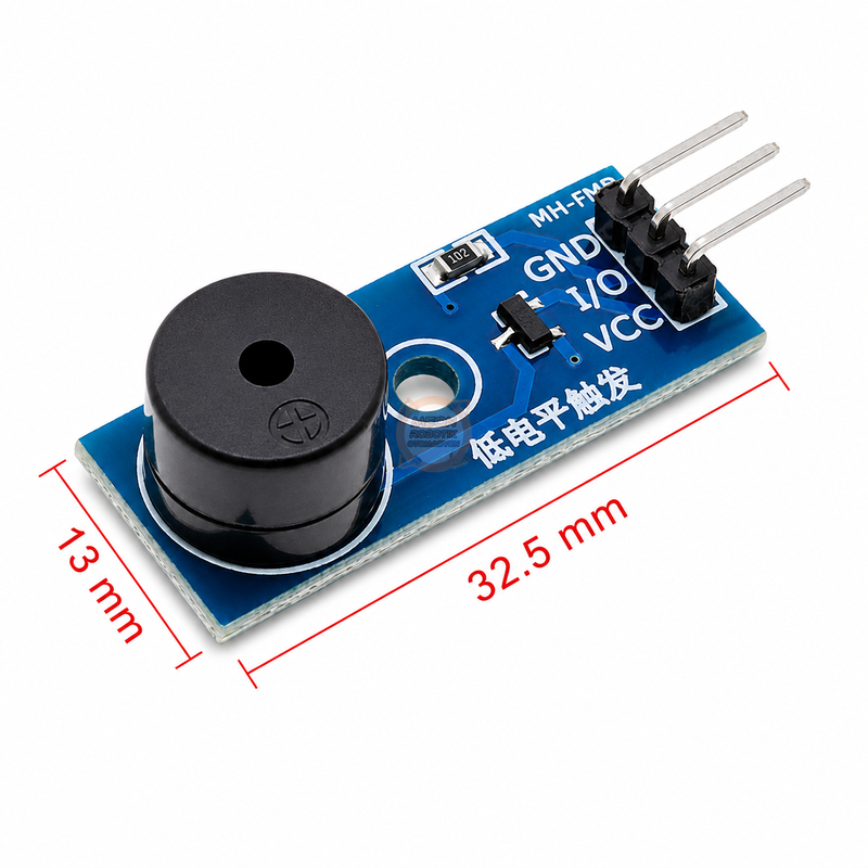 Buzzer Kartı 3.3V-5V Arduino Sesli Uyarı Modülü
