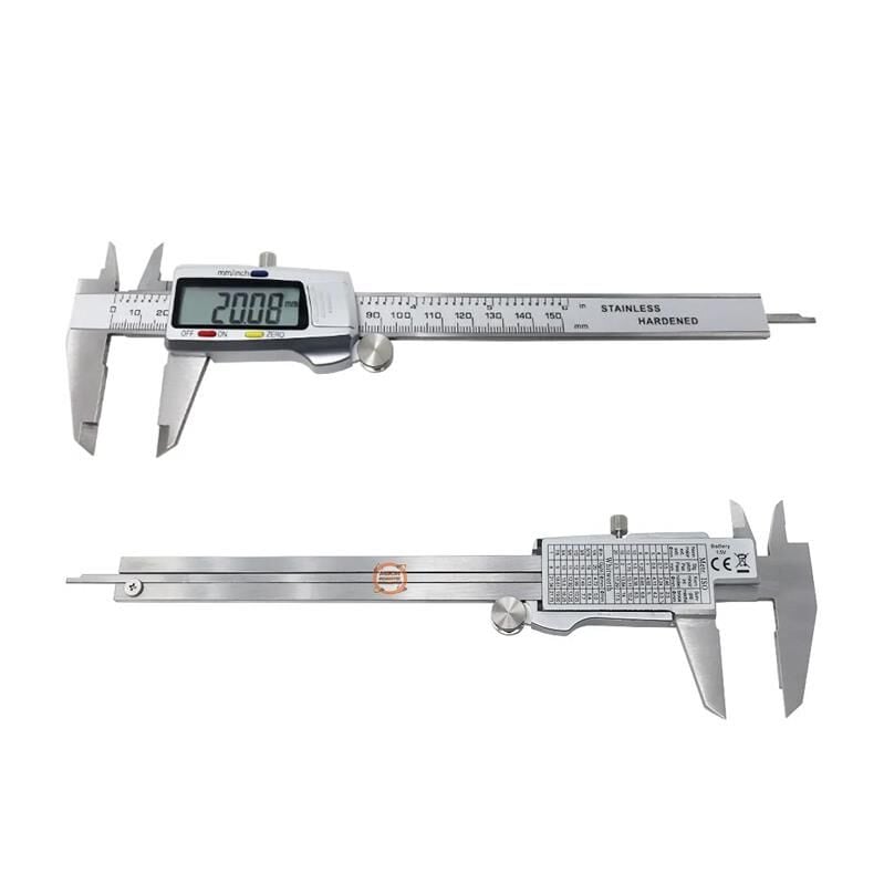 Dijital Çelik Gövde 150 mm Kumpas-Pil Hediyeli