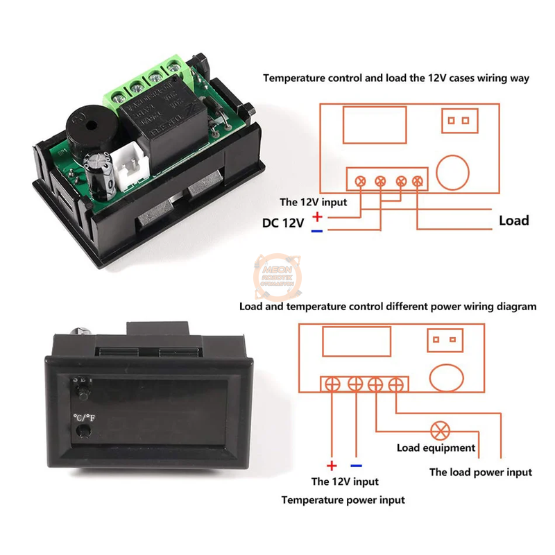 Dijital Termostat 12V W1209WK Röleli Sıcaklık Kontrol Kartı
