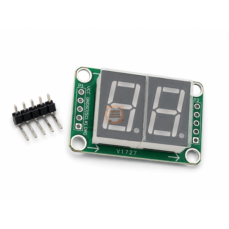 7 Segment Display Modül 2 Digit 74HC595 Kırmızı LED Gösterge