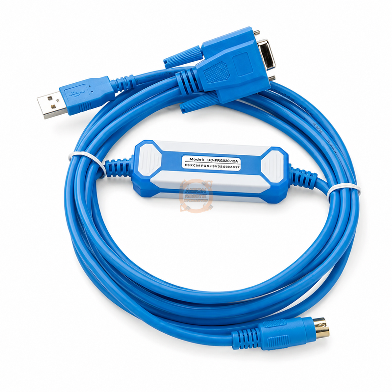 UC-PRG020-12A Delta USB PLC Programlama Kablosu 8 Pin ve DB9