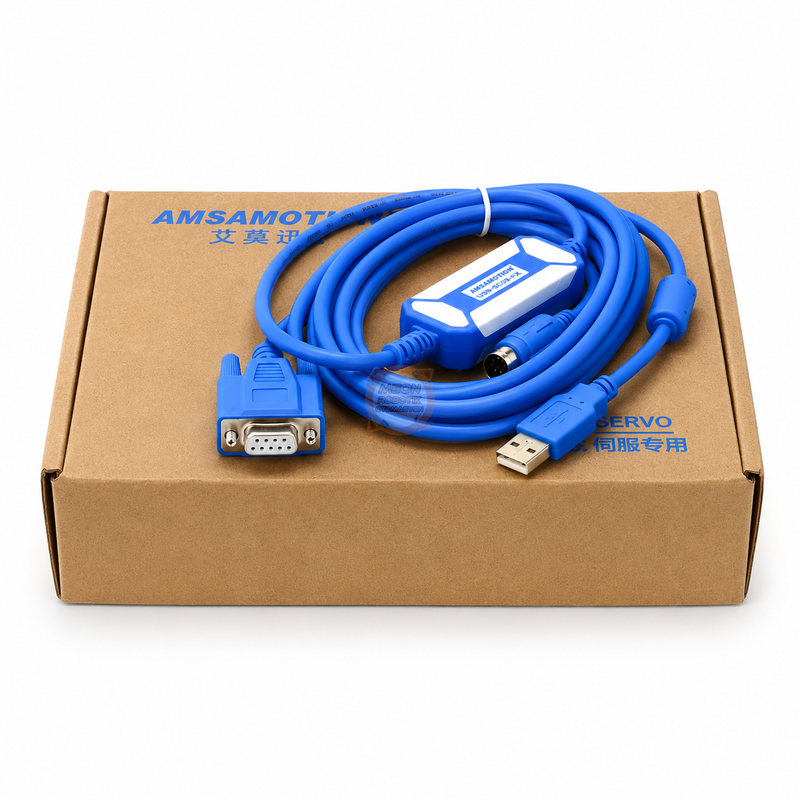 UC-PRG020-12A Delta USB PLC Programlama Kablosu 8 Pin ve DB9