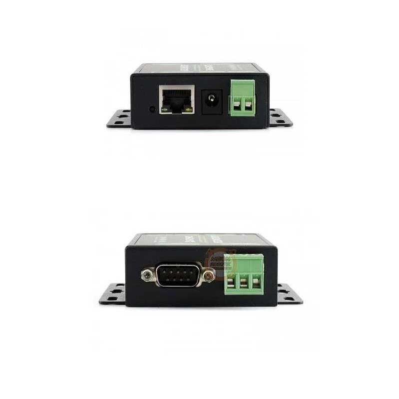 Endüstriyel RS232/RS485-RJ45 Ethernet Dönüştürücü Waveshare Çift Seri Bağlantı Noktası