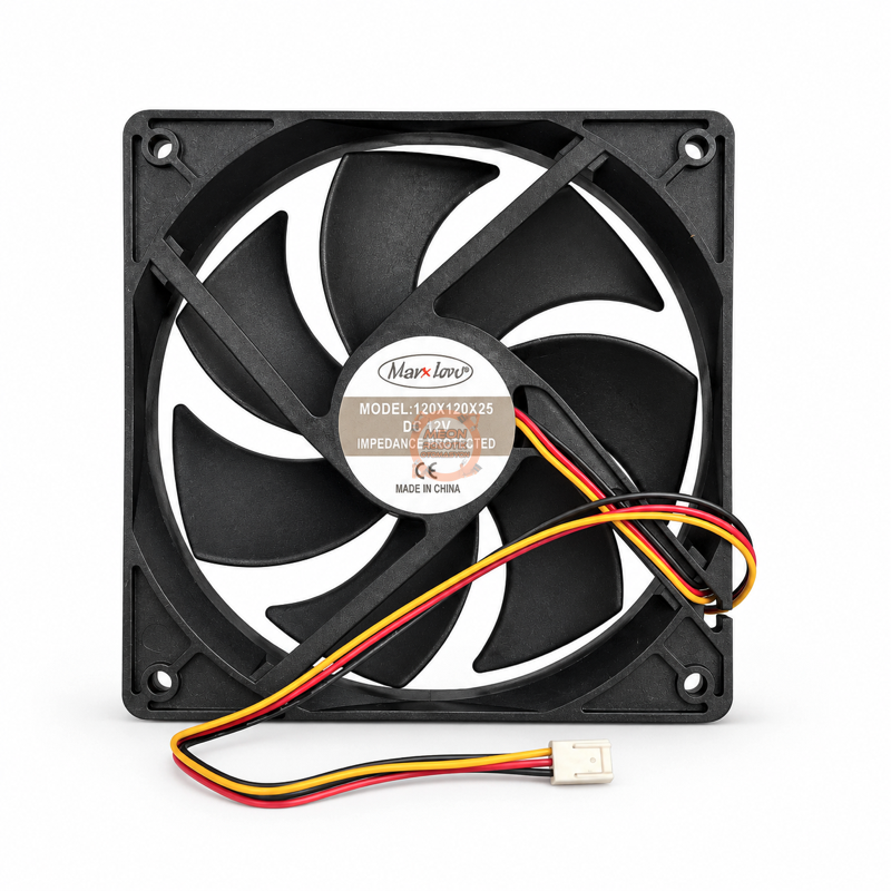 12V DC Fan 120x120x25 mm 0,25A 2200 RPM 3 Pin Soğutma Fanı