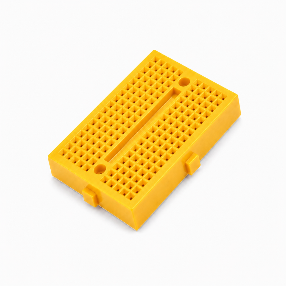 Mini Breadboard 170 Pin Yapışkan Tabanlı Prototipleme Kartı (SARI)