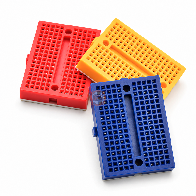 Mini Breadboard 170 Pin Yapışkan Tabanlı Prototipleme Kartı (KIRMIZI)