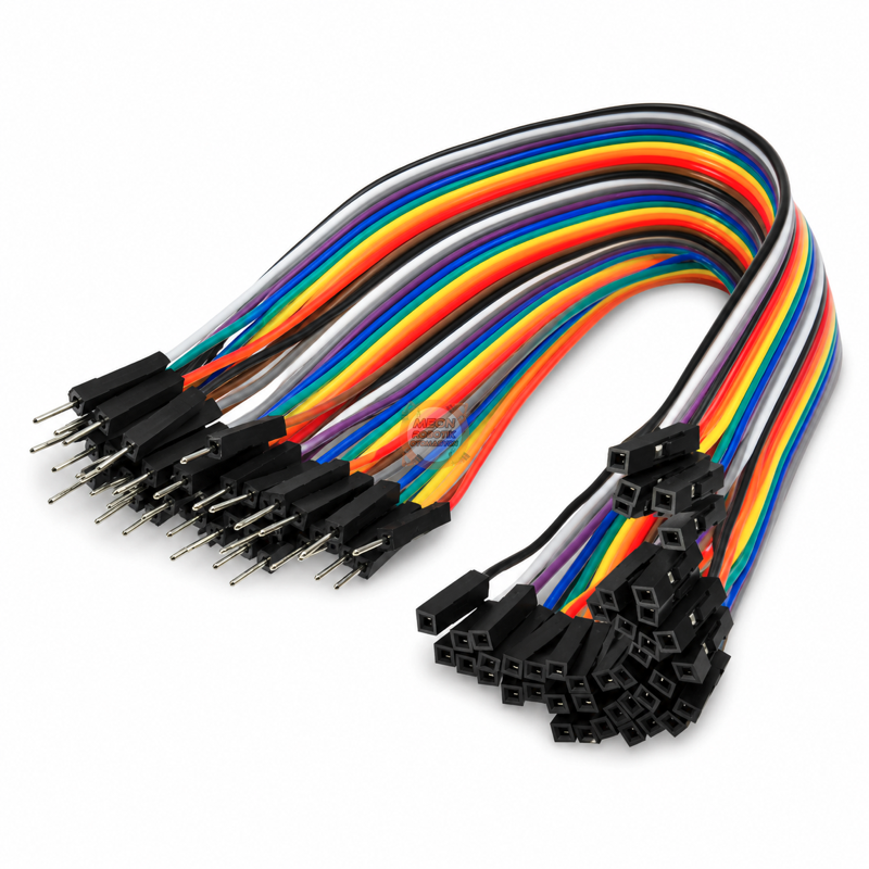 Jumper Kablo 40 Pin 20 cm Dişi Erkek Breadboard Bağlantı Kablosu