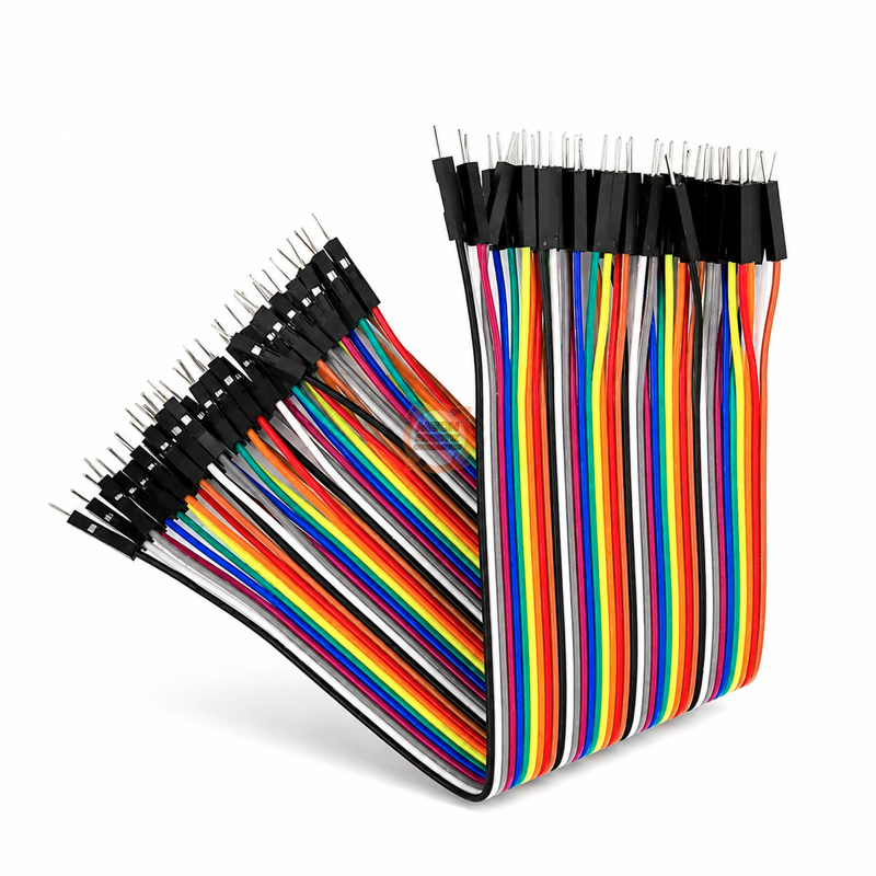 Jumper Kablo 40 Pin 20 cm Erkek-Erkek Breadboard Bağlantı Kablosu