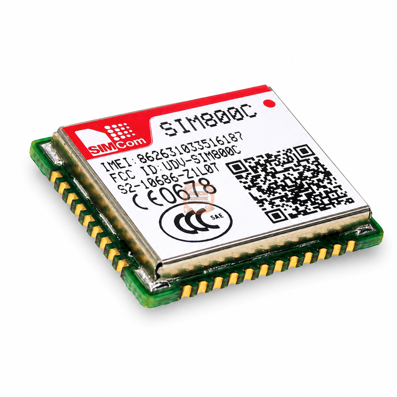 SIM800C GSM GPRS Modül SIMCOM 4 Bant SMT Haberleşme Modülü (IMEI Kayıtlı)
