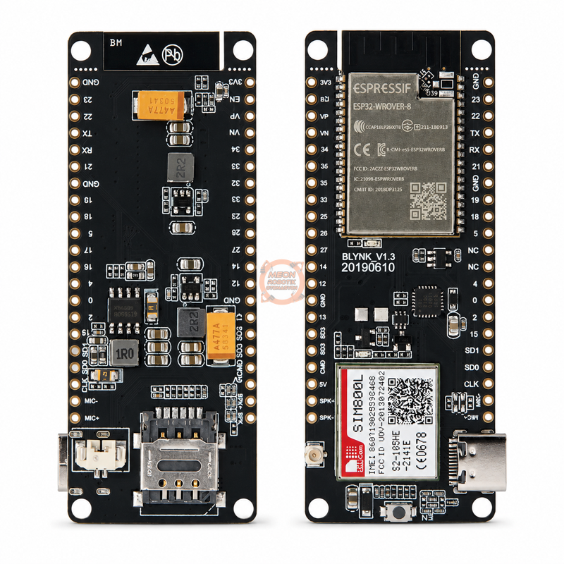 ESP32 Sim Card SIM800L T-Call V1.4 2G GSM/GPRS Geliştirme Kartı – (IMEI Kayıtlı)