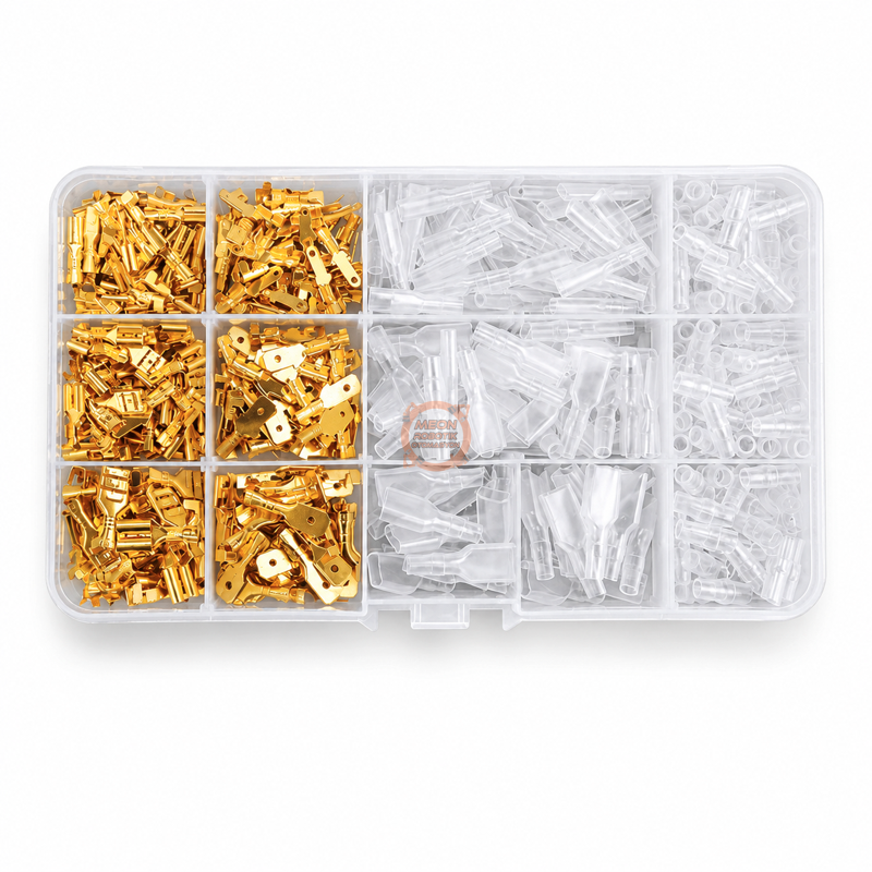 Kablo Terminali 6.3 mm 4.8 mm 2.8 mm 270 Parça Kutulu Set