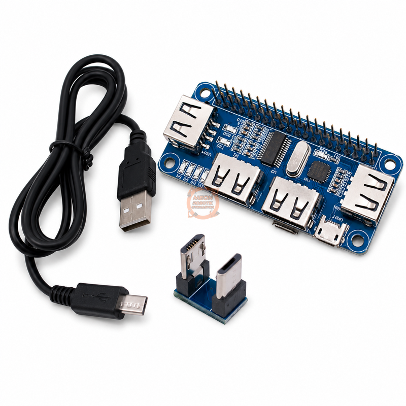 4 Port USB Hub HAT USB-UART Dönüştürücülü Modül Raspberry Pi İçin