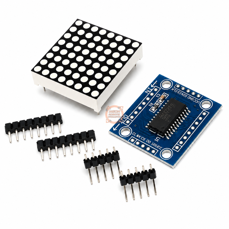 8x8 Dot Matrix LED Ekran Modülü MAX7219 – 5V Arduino Uyumlu