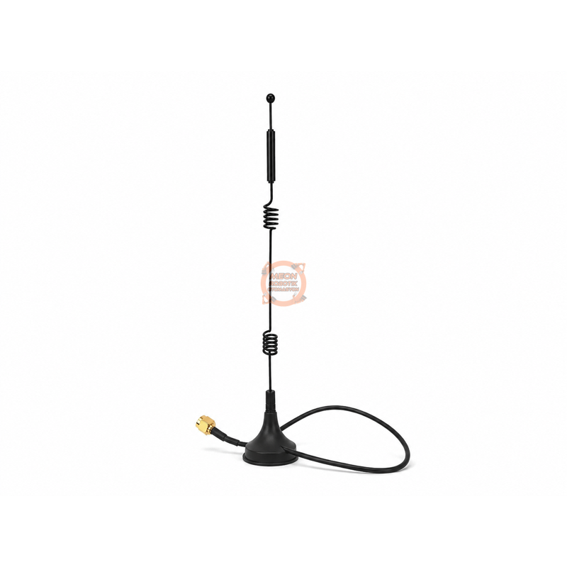 2.4G/5.8G 12dBi WiFi Anten SMA Erkek – Manyetik 26cm Kablolu