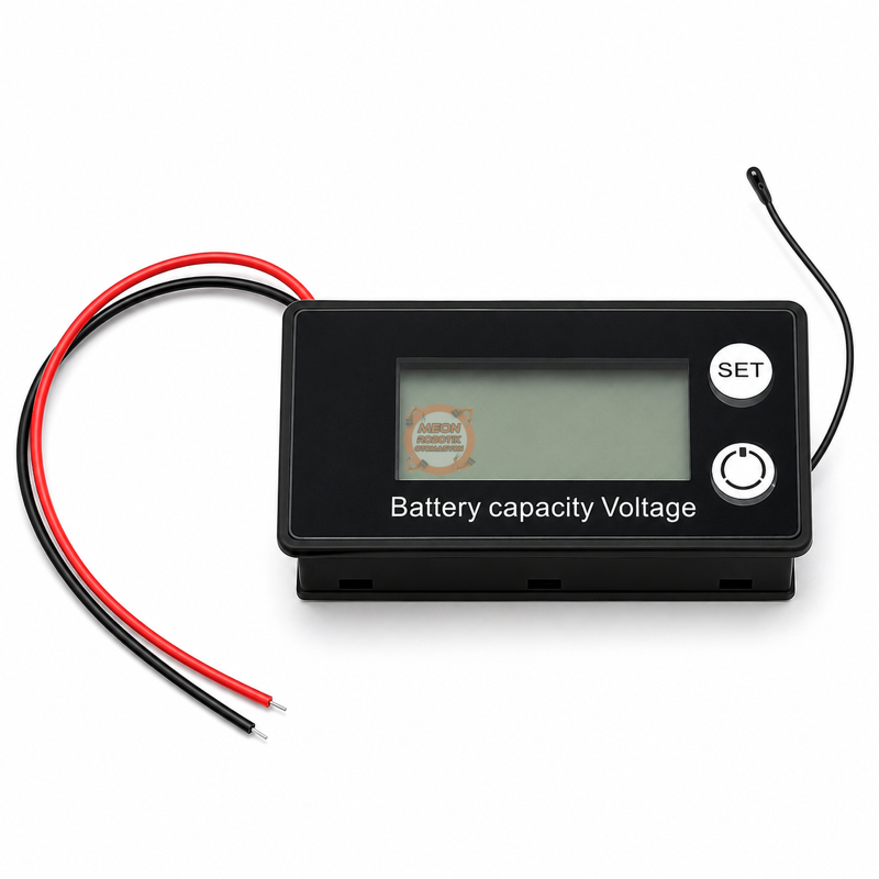 Pil Göstergesi DC 8-100V Renkli LCD – Akü ve Lityum Batarya Uyumlu
