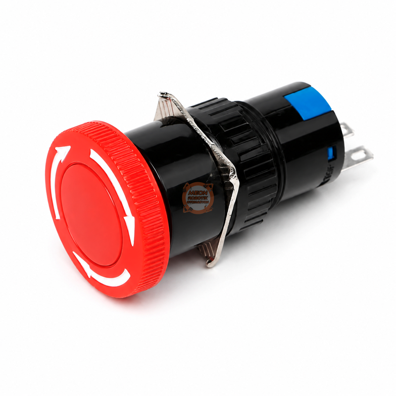 Acil Stop Butonu 16mm 1NO/1NC SY-11TS Bas-Çevir – 3 Pin