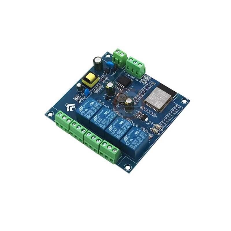 ESP32 Wifi Bluetooth AC 220V/DC 5-30 V 4 Kanal Röle Kartı
